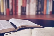 Books open for study